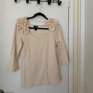 H&M Cream Top
